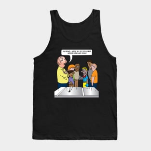 Pinocchio in Wood Shop Tank Top